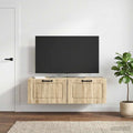vidaXL Szafka RTV montowana na ścianie dąb Sonoma 98 x 41 x 30 cm