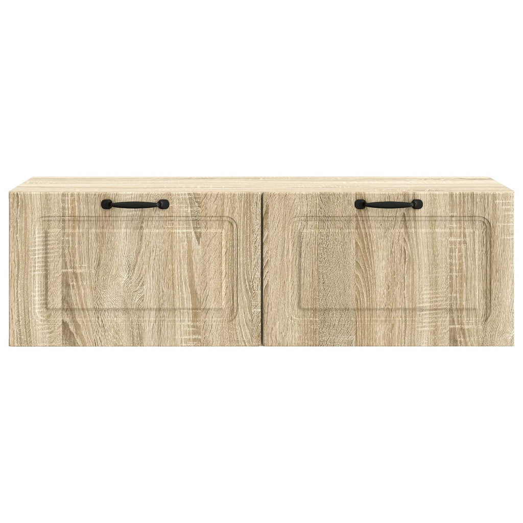 vidaXL Szafka RTV montowana na ścianie dąb Sonoma 98 x 41 x 30 cm