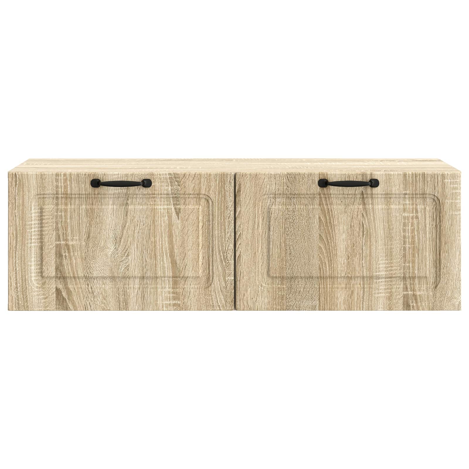 vidaXL Szafka RTV montowana na ścianie dąb Sonoma 98 x 41 x 30 cm