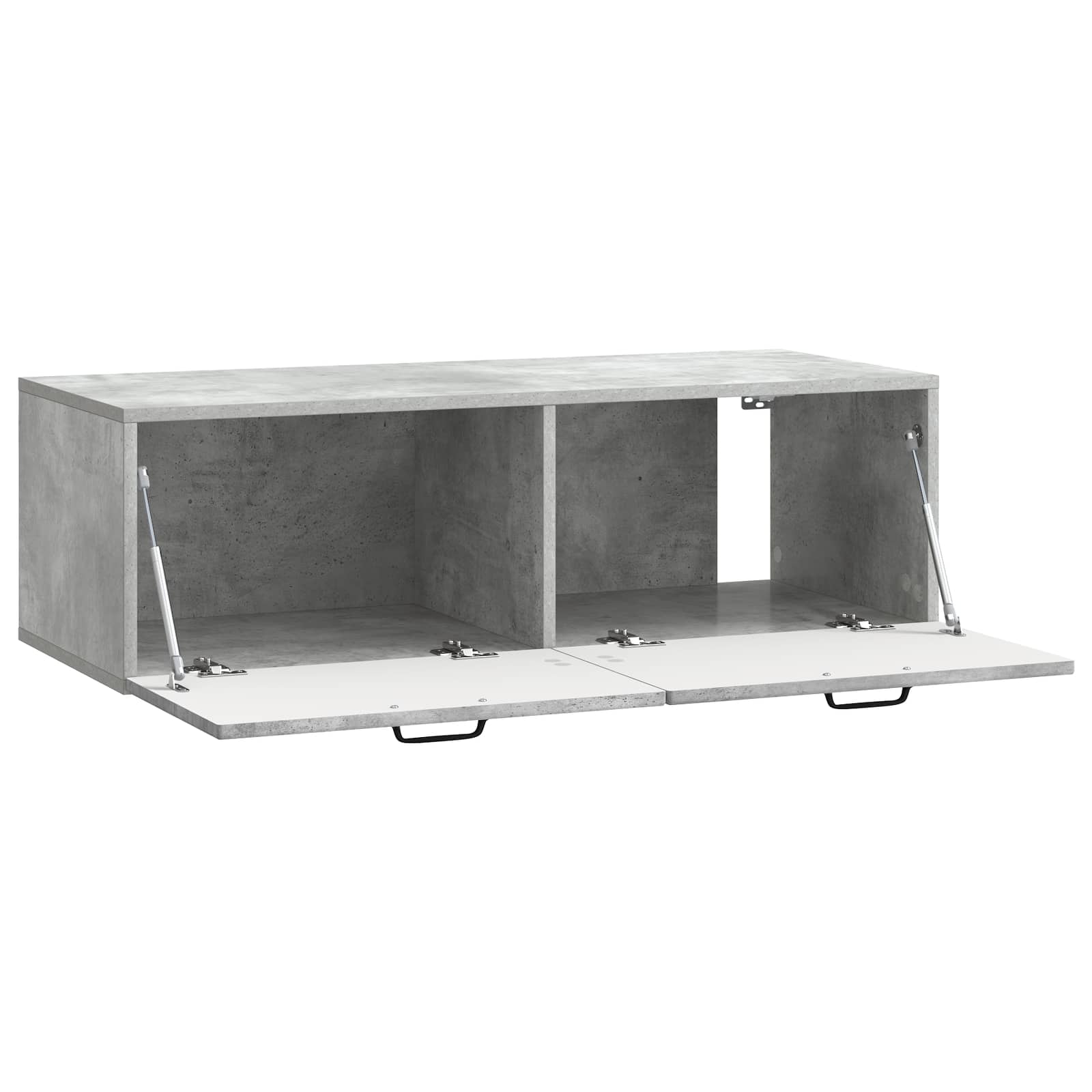 vidaXL Szafka RTV montowana na ścianie Betonowy szary 98 x 41 x 30 cm