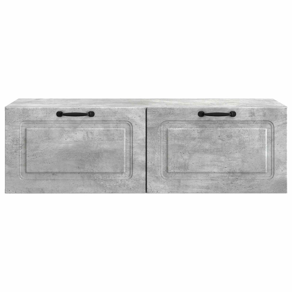 vidaXL Szafka RTV montowana na ścianie Betonowy szary 98 x 41 x 30 cm
