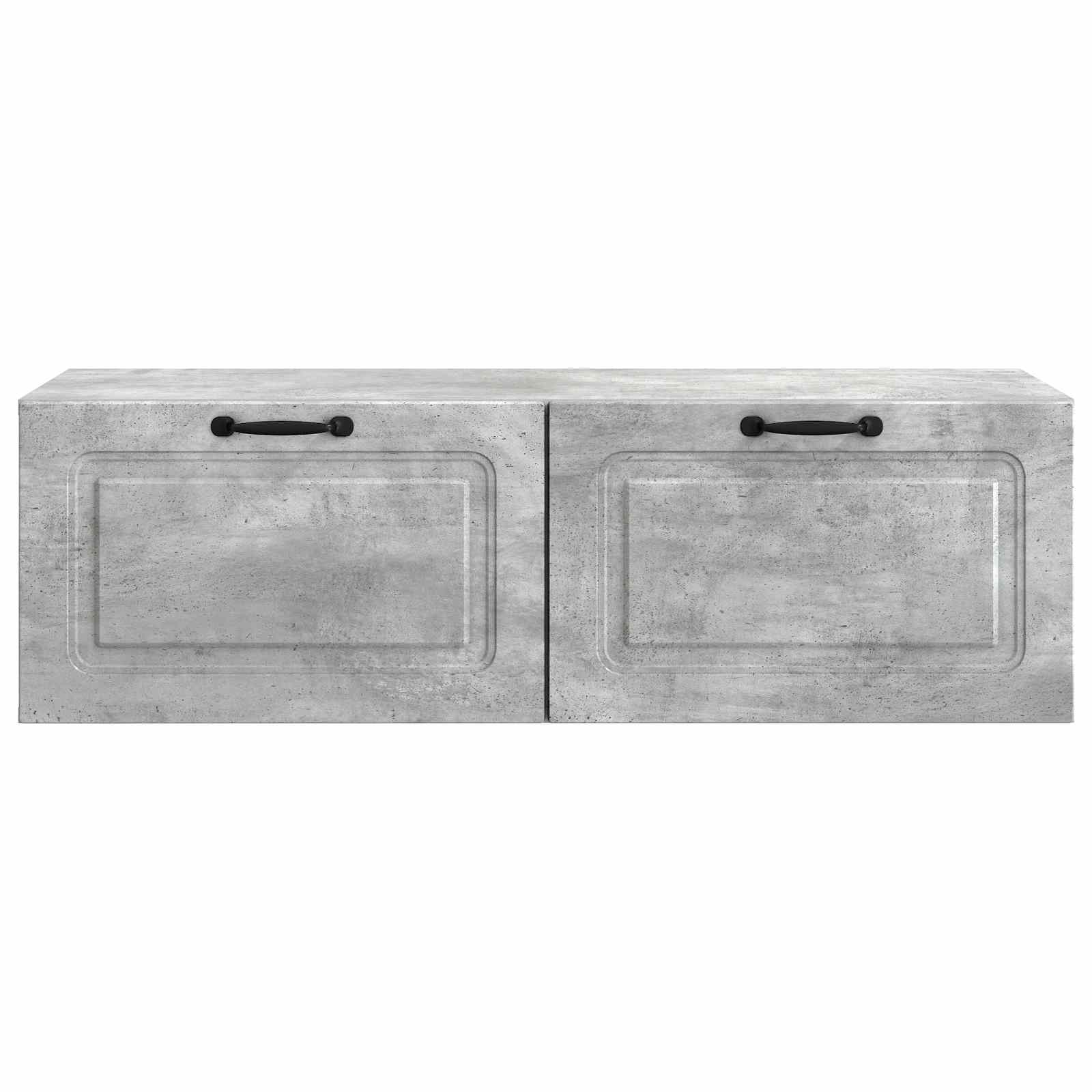 vidaXL Szafka RTV montowana na ścianie Betonowy szary 98 x 41 x 30 cm