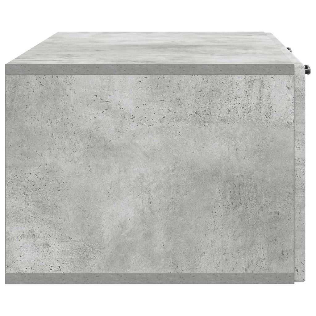 vidaXL Szafka RTV montowana na ścianie Betonowy szary 98 x 41 x 30 cm