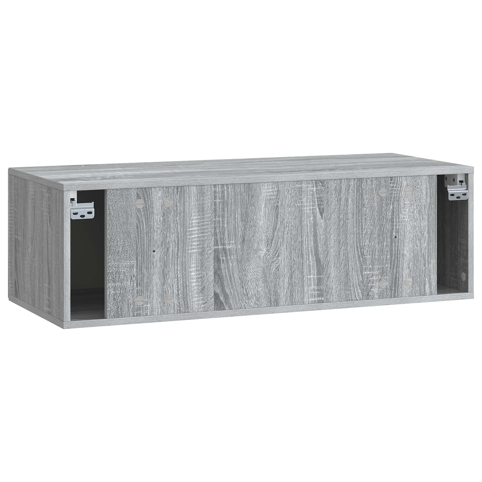 vidaXL Szafka RTV montowana na ścianie Szary Sonoma 98 x 41 x 30 cm