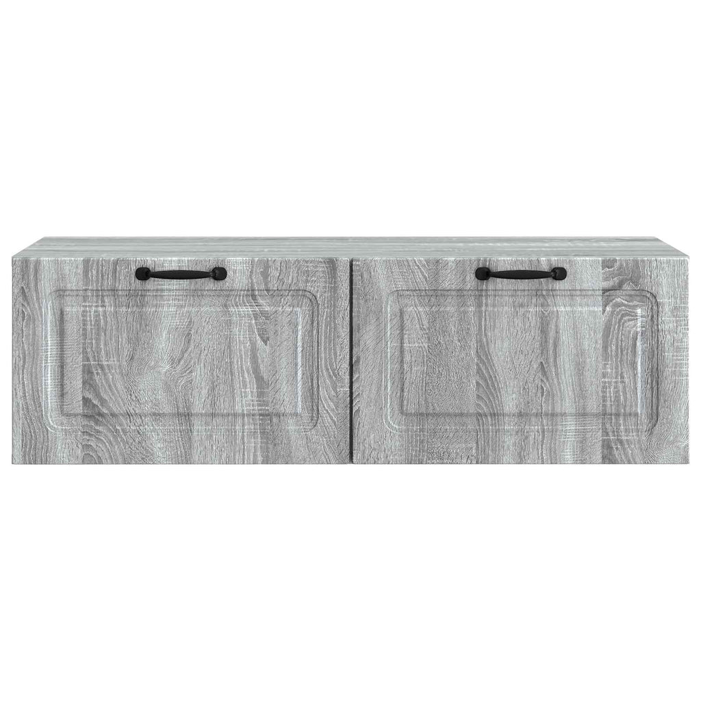 vidaXL Szafka RTV montowana na ścianie Szary Sonoma 98 x 41 x 30 cm