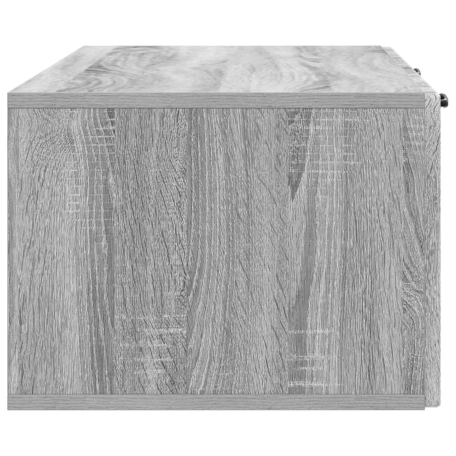 vidaXL Szafka RTV montowana na ścianie Szary Sonoma 98 x 41 x 30 cm