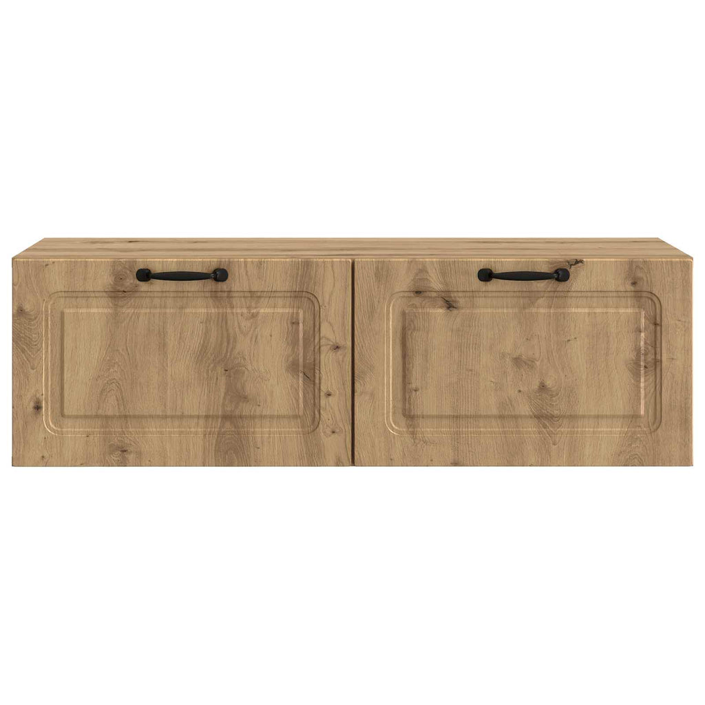 vidaXL Szafka RTV montowana na ścianie Dąb artisan 98 x 41 x 30 cm