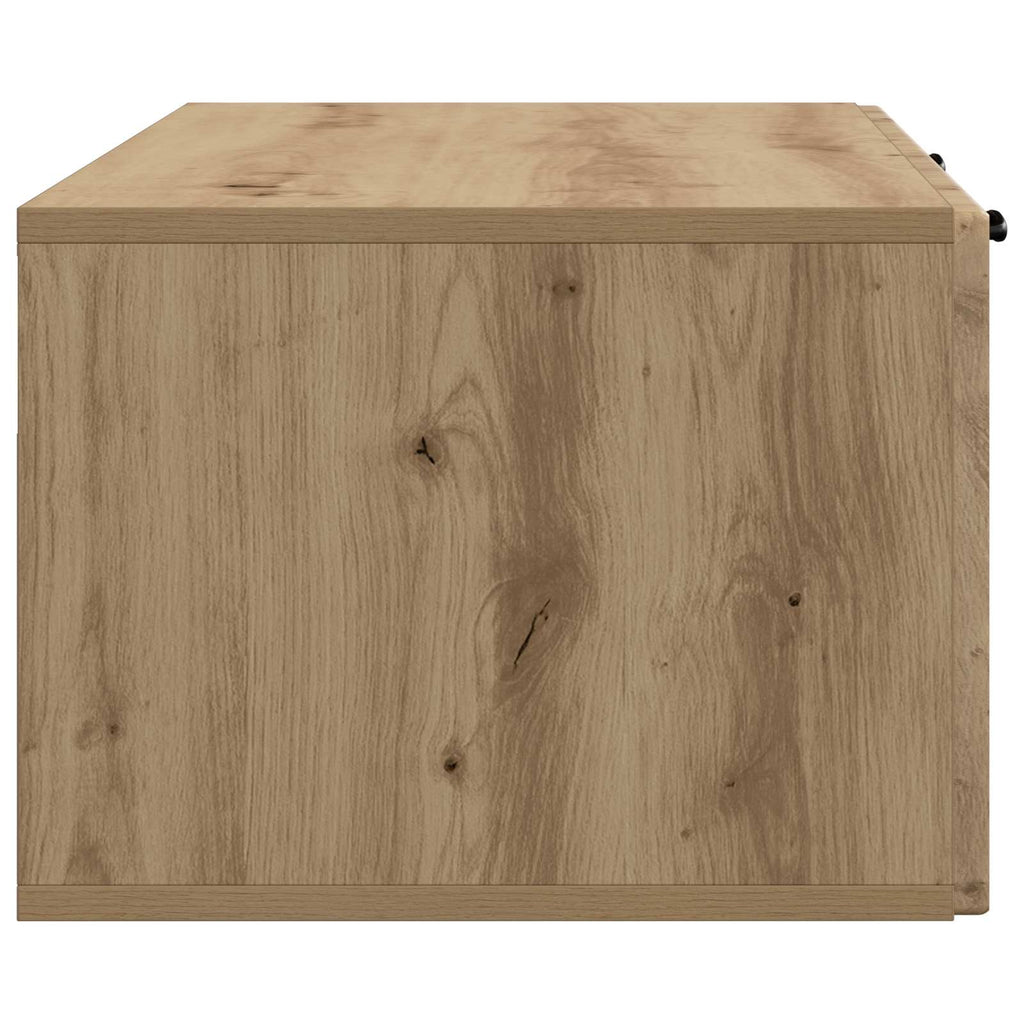 vidaXL Szafka RTV montowana na ścianie Dąb artisan 98 x 41 x 30 cm