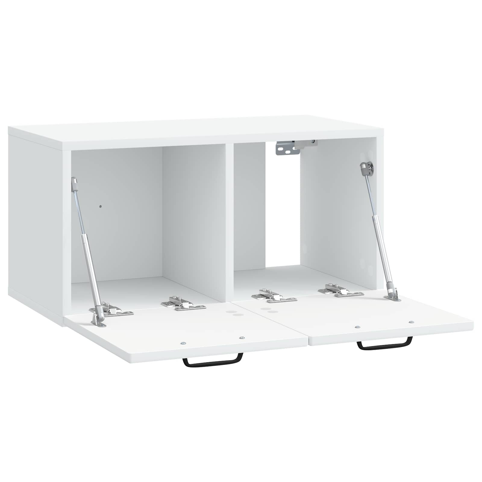vidaXL Szafka RTV montowana na ścianie Biały 59,5 x 31 x 30 cm