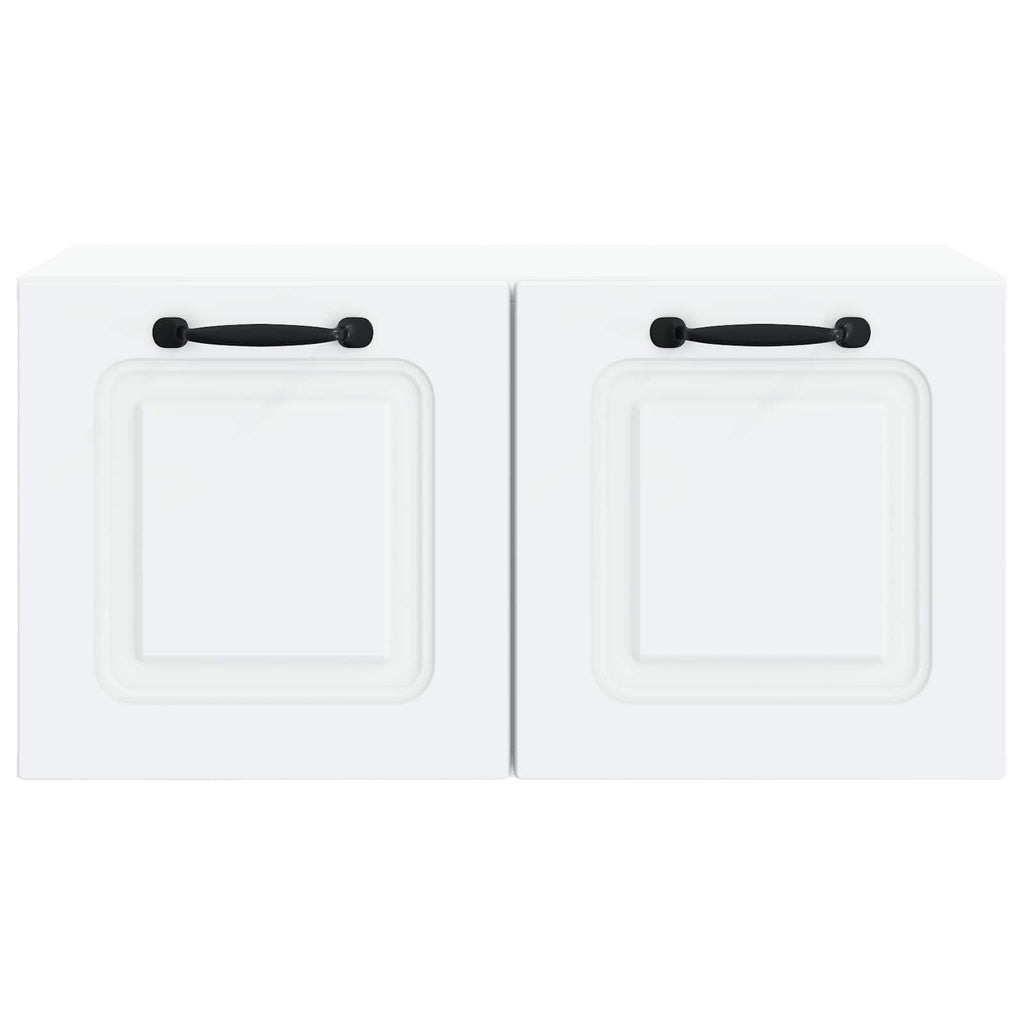 vidaXL Szafka RTV montowana na ścianie Biały 59,5 x 31 x 30 cm