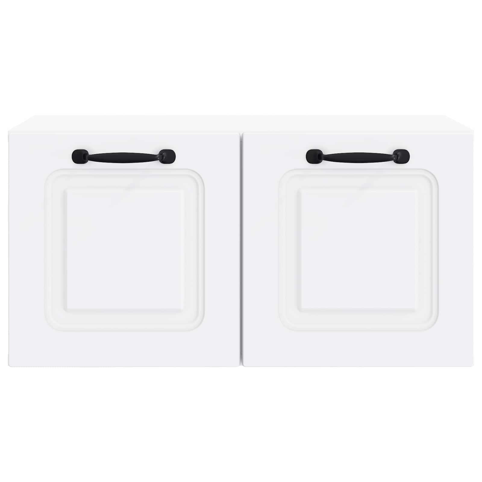 vidaXL Szafka RTV montowana na ścianie Biały 59,5 x 31 x 30 cm
