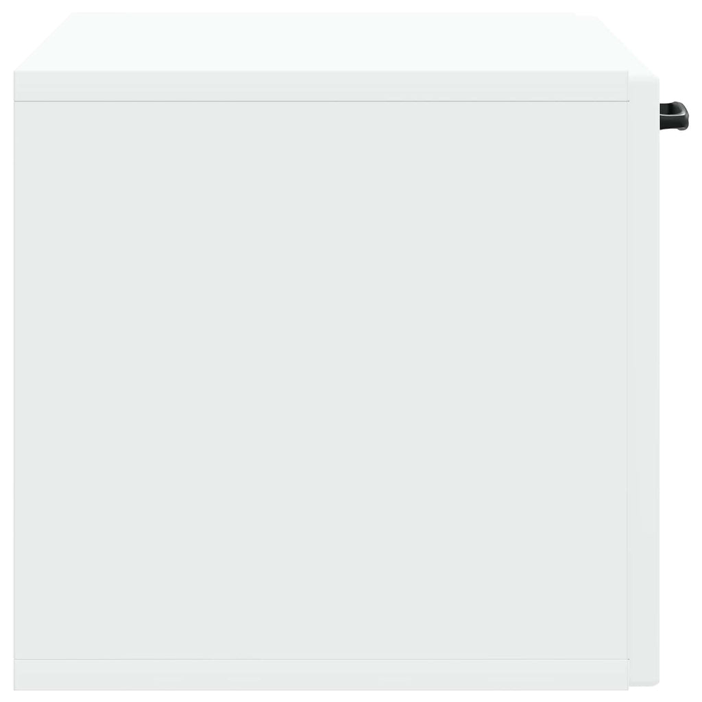 vidaXL Szafka RTV montowana na ścianie Biały 59,5 x 31 x 30 cm