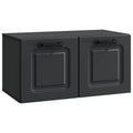 vidaXL Szafka RTV montowana na ścianie Czarny 59,5 x 31 x 30 cm
