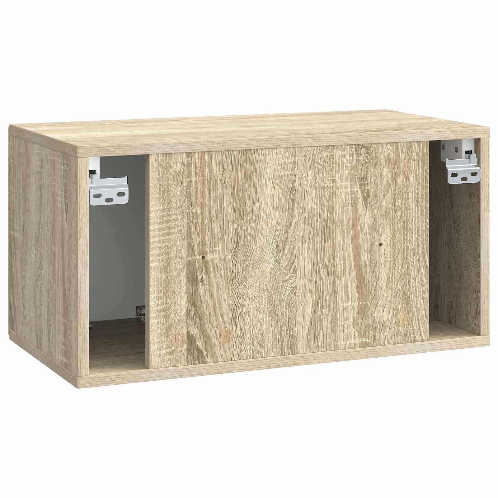 vidaXL Szafka RTV montowana na ścianie dąb Sonoma 59,5 x 31 x 30 cm