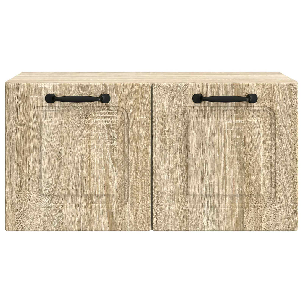 vidaXL Szafka RTV montowana na ścianie dąb Sonoma 59,5 x 31 x 30 cm