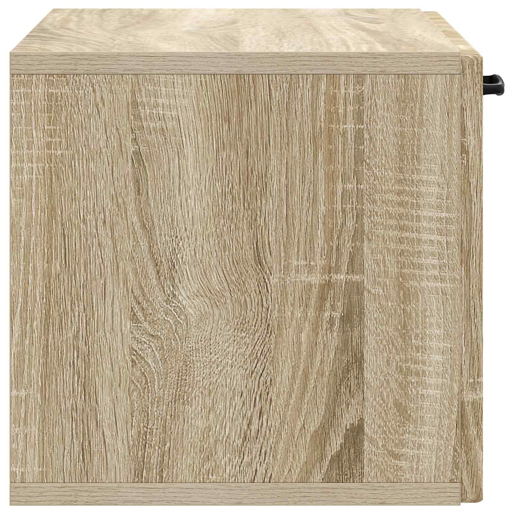 vidaXL Szafka RTV montowana na ścianie dąb Sonoma 59,5 x 31 x 30 cm