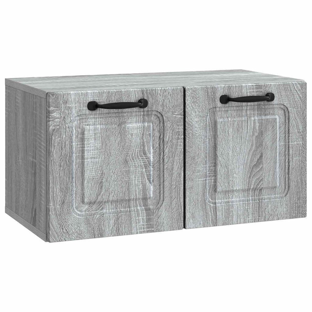 vidaXL Szafka RTV montowana na ścianie Szary Sonoma 59,5 x 31 x 30 cm