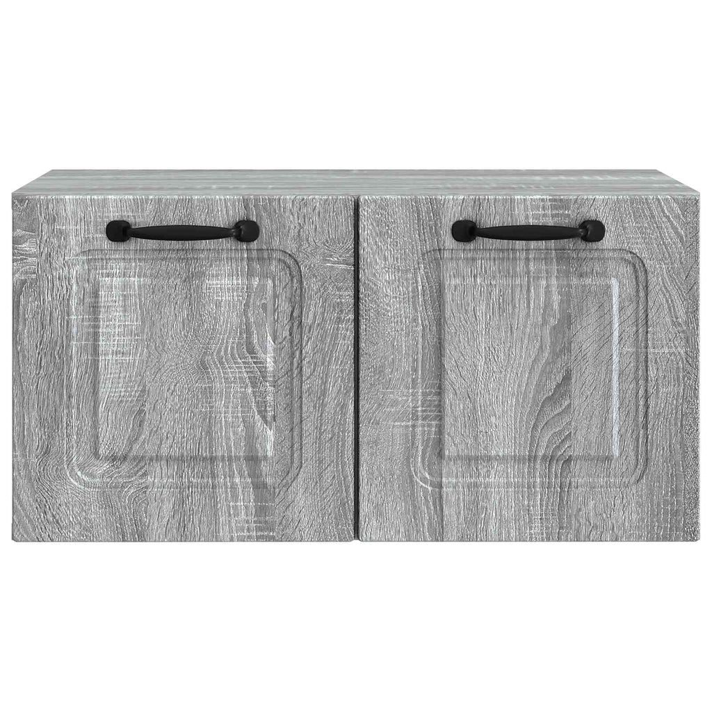 vidaXL Szafka RTV montowana na ścianie Szary Sonoma 59,5 x 31 x 30 cm