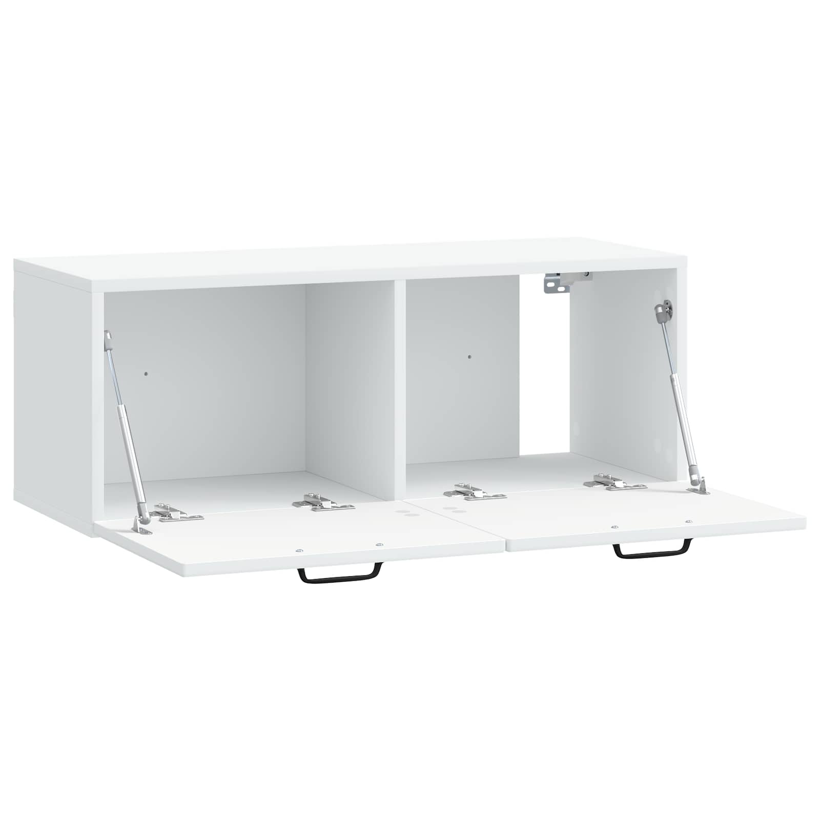 vidaXL Szafka RTV montowana na ścianie Biały 78,5 x 31 x 30 cm