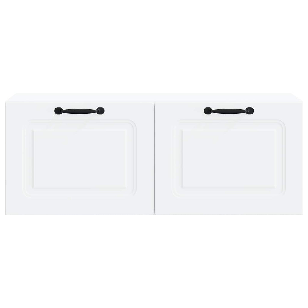 vidaXL Szafka RTV montowana na ścianie Biały 78,5 x 31 x 30 cm