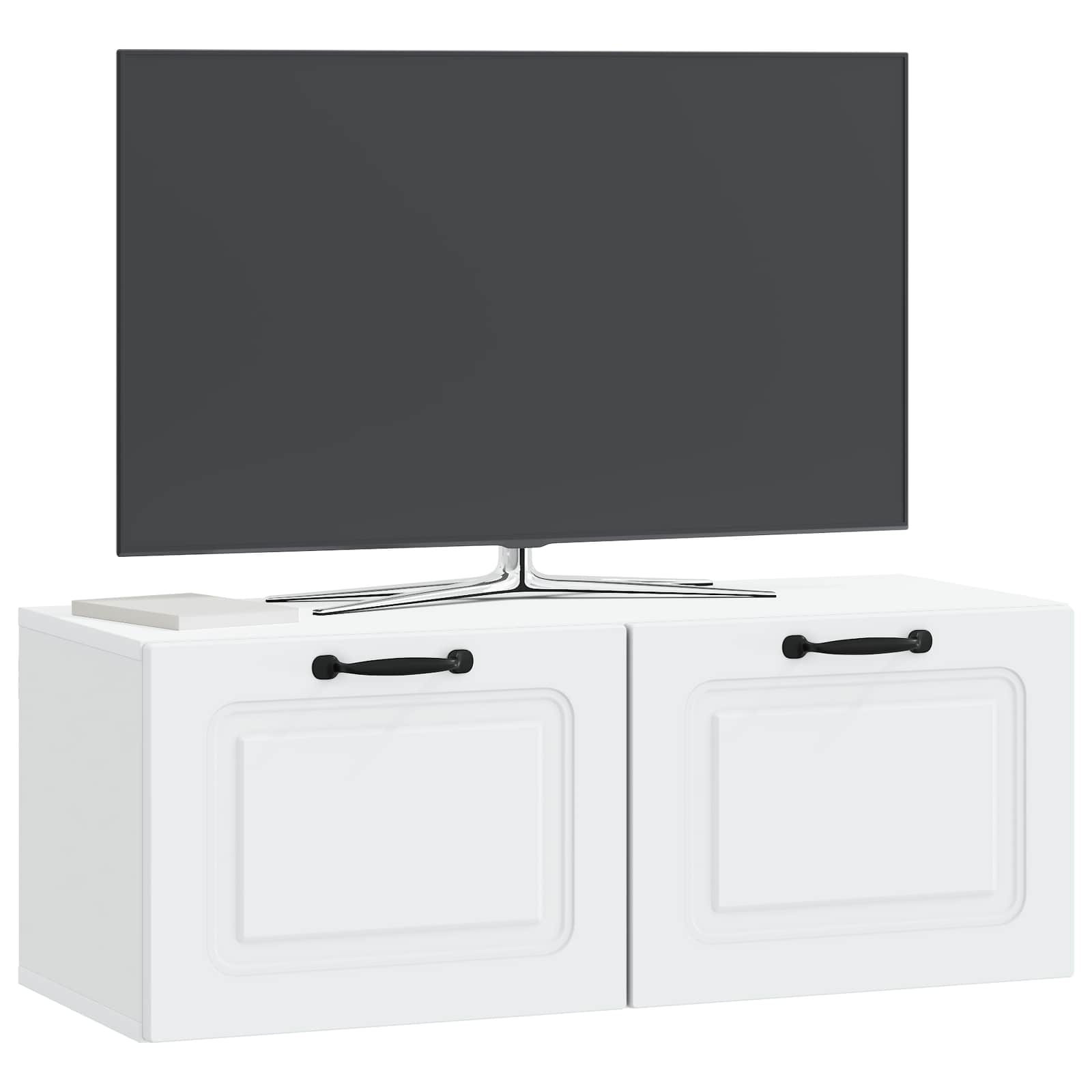 vidaXL Szafka RTV montowana na ścianie Biały 78,5 x 31 x 30 cm
