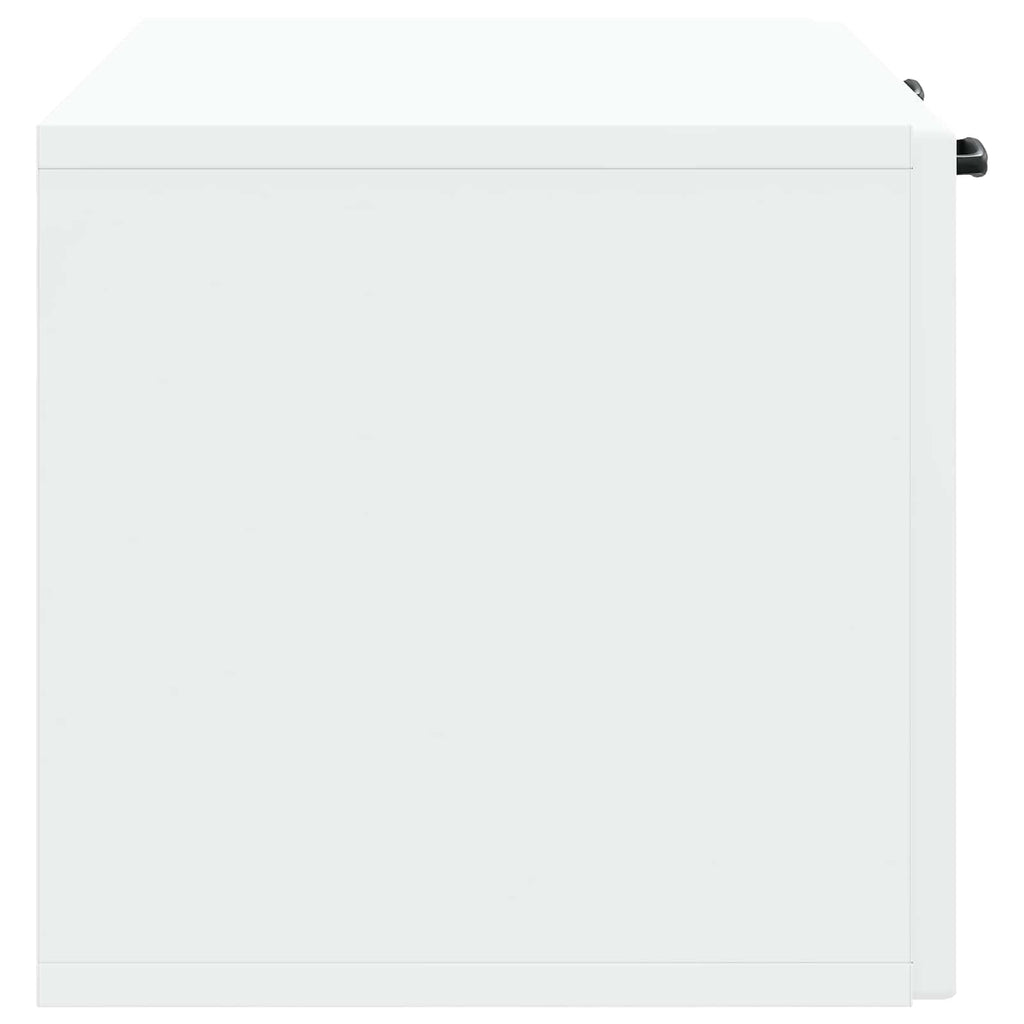 vidaXL Szafka RTV montowana na ścianie Biały 78,5 x 31 x 30 cm