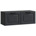 vidaXL Szafka RTV montowana na ścianie Czarny 78,5 x 31 x 30 cm