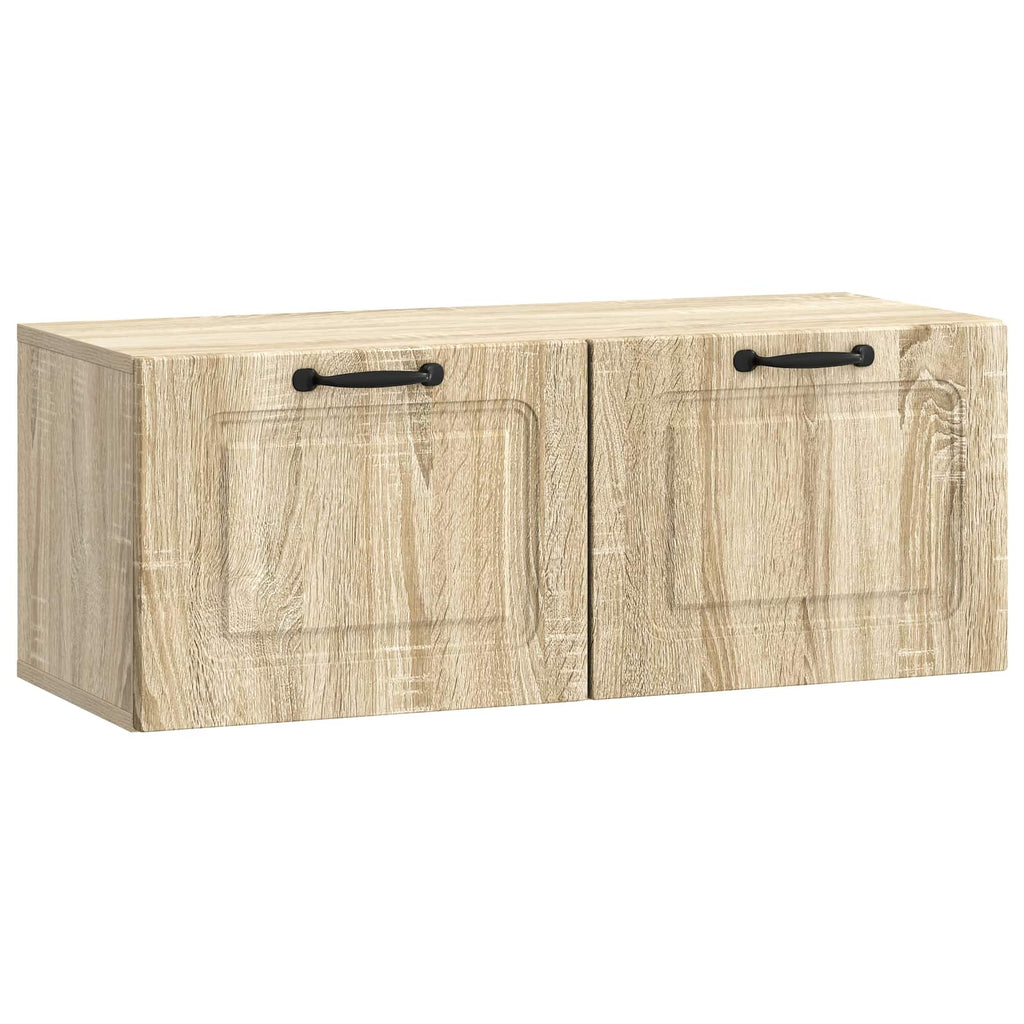 vidaXL Szafka RTV montowana na ścianie dąb Sonoma 78,5 x 31 x 30 cm