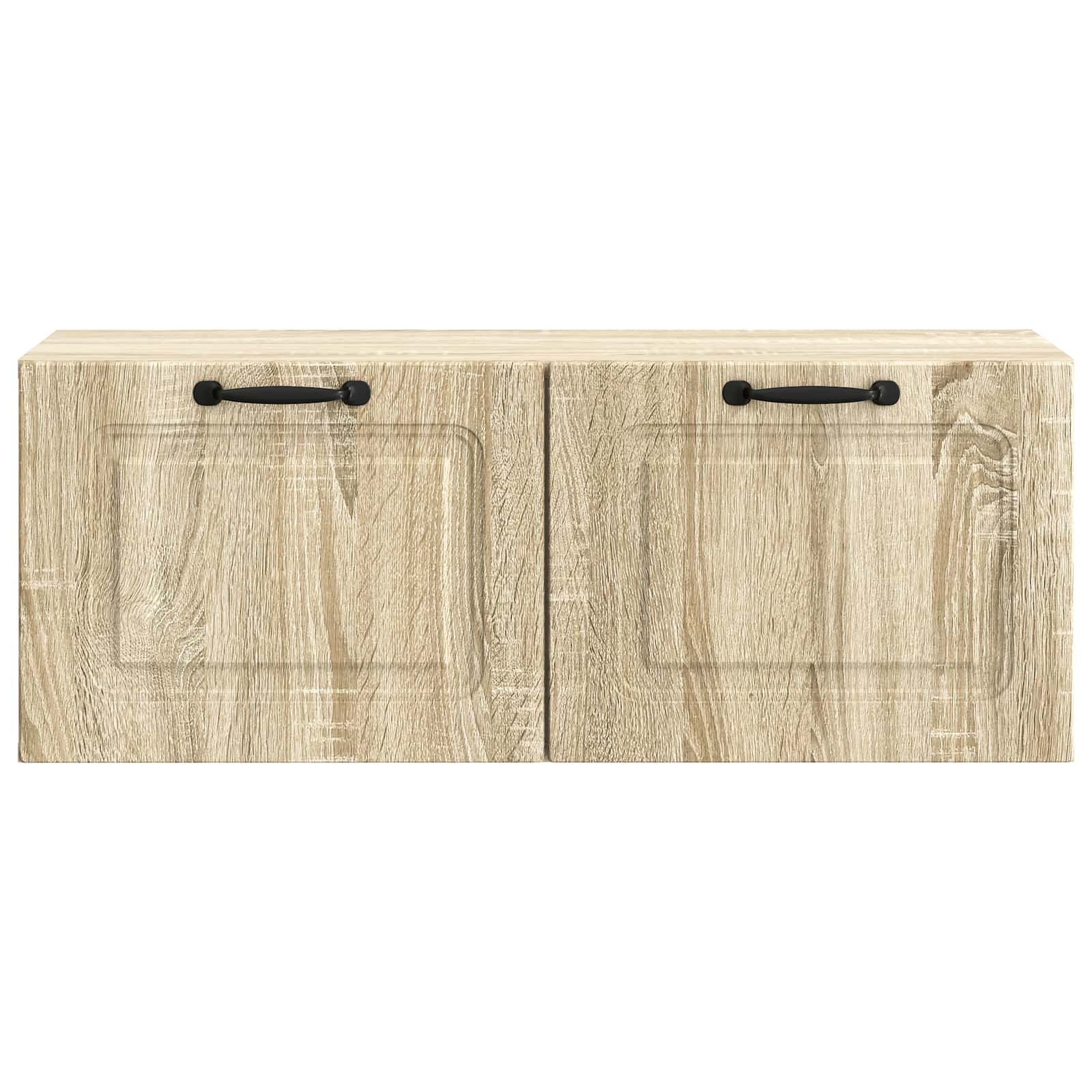 vidaXL Szafka RTV montowana na ścianie dąb Sonoma 78,5 x 31 x 30 cm