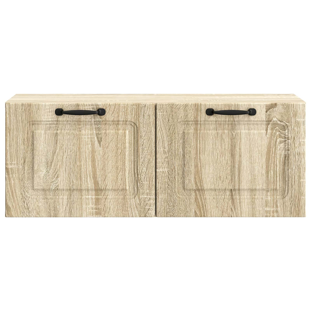 vidaXL Szafka RTV montowana na ścianie dąb Sonoma 78,5 x 31 x 30 cm