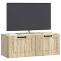 vidaXL Szafka RTV montowana na ścianie dąb Sonoma 78,5 x 31 x 30 cm
