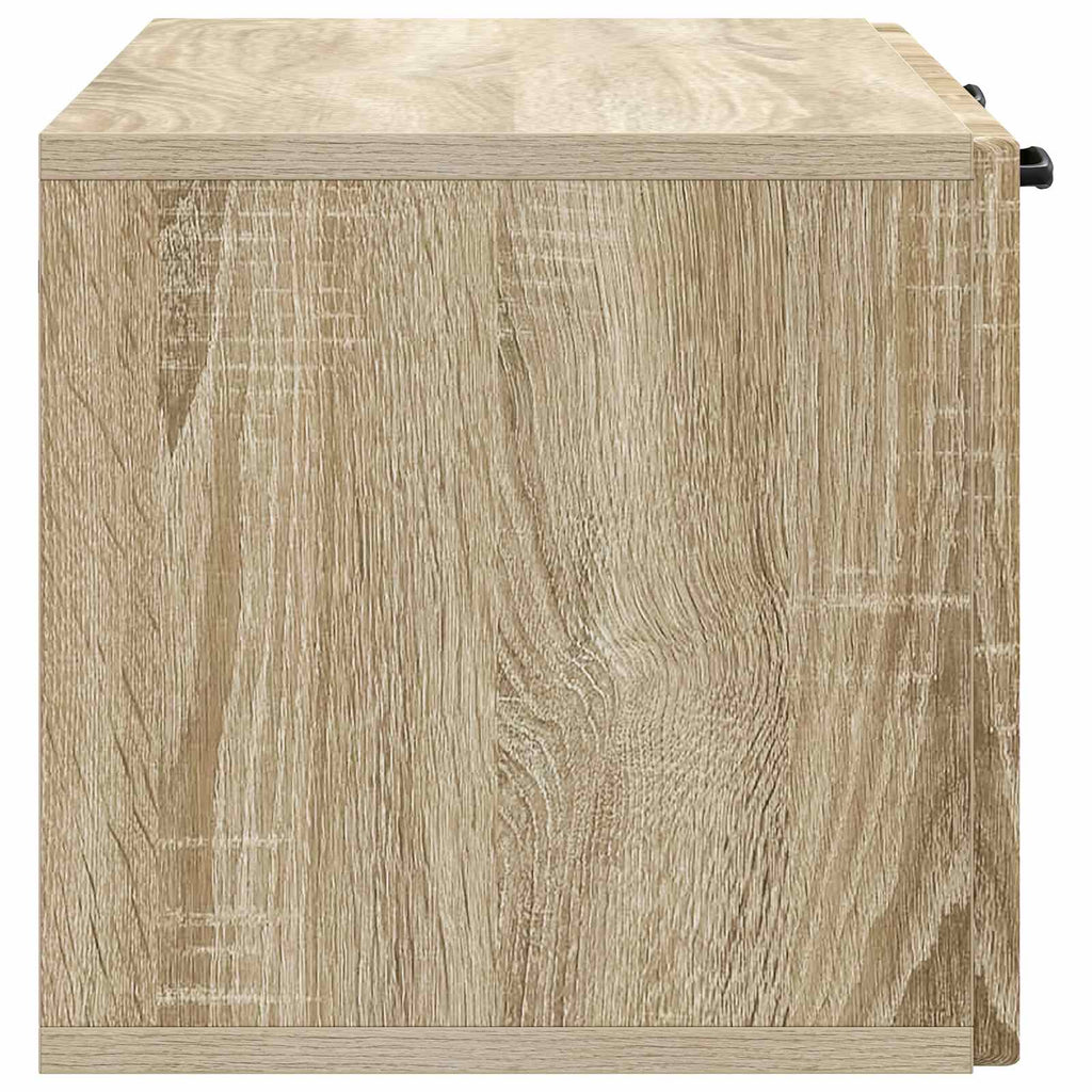 vidaXL Szafka RTV montowana na ścianie dąb Sonoma 78,5 x 31 x 30 cm