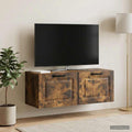 vidaXL Szafka RTV montowana na ścianie Dąb wędzony 78,5 x 31 x 30 cm