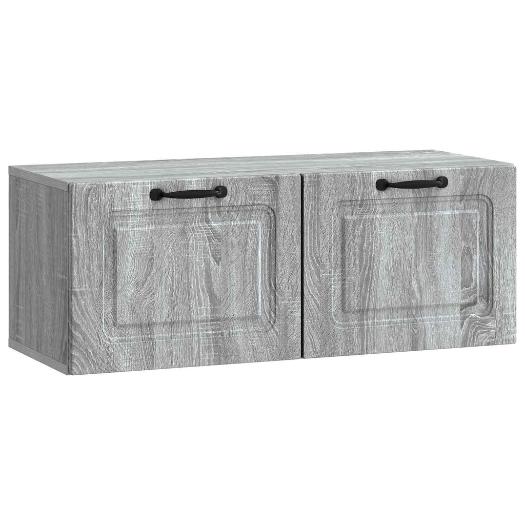 vidaXL Szafka RTV montowana na ścianie Szary Sonoma 78,5 x 31 x 30 cm