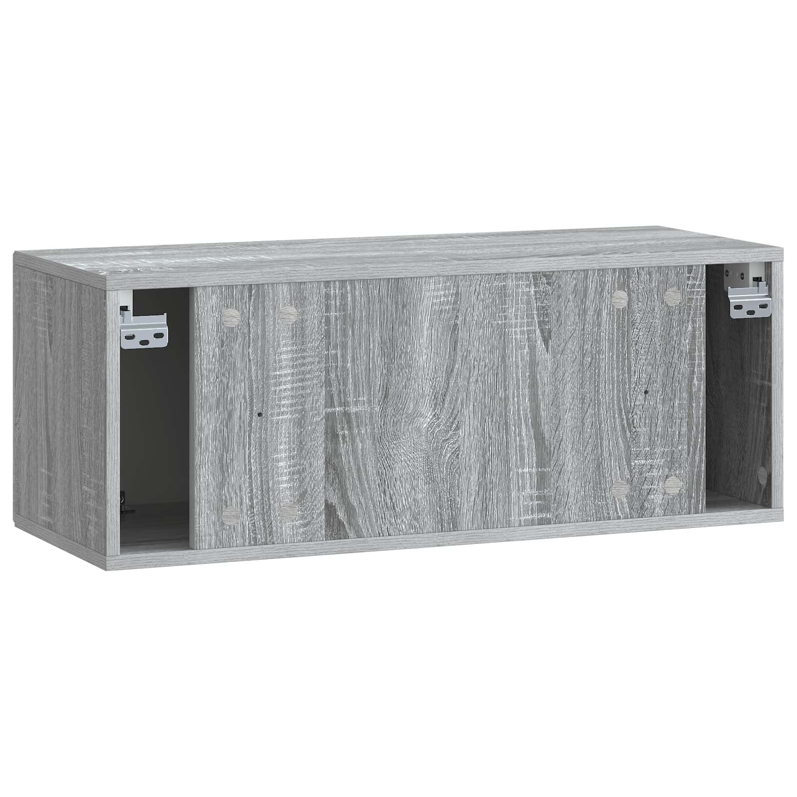 vidaXL Szafka RTV montowana na ścianie Szary Sonoma 78,5 x 31 x 30 cm