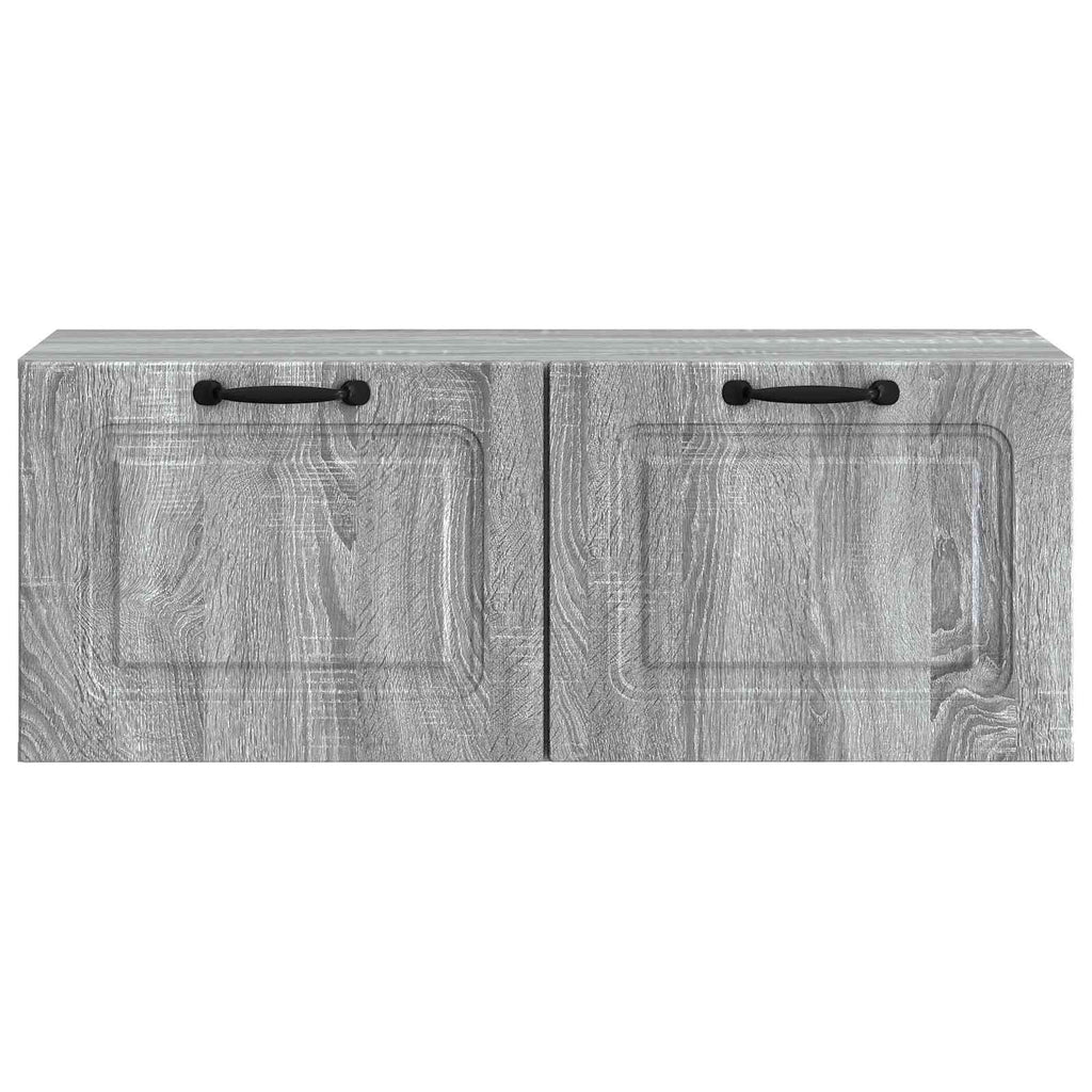 vidaXL Szafka RTV montowana na ścianie Szary Sonoma 78,5 x 31 x 30 cm