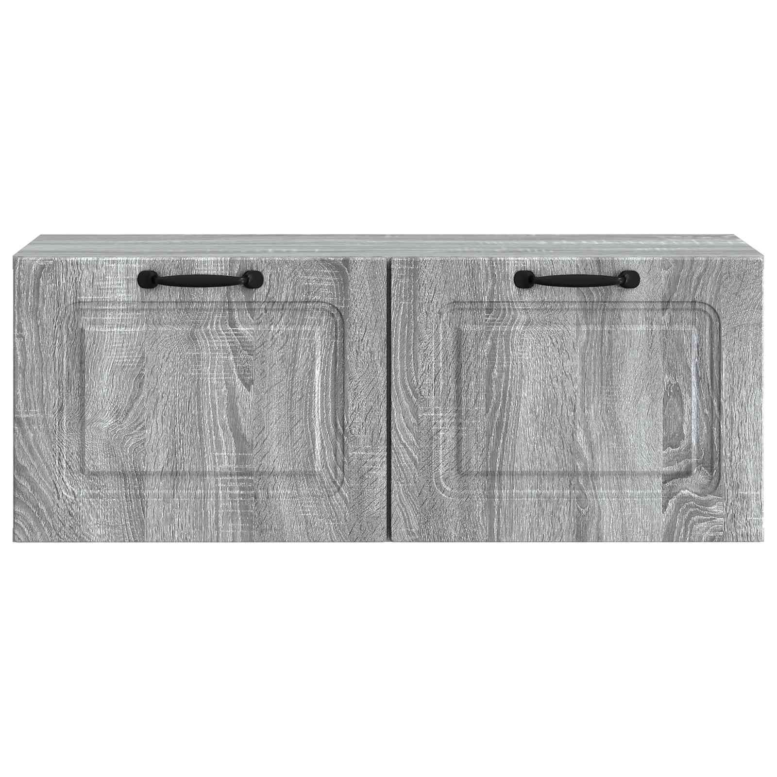 vidaXL Szafka RTV montowana na ścianie Szary Sonoma 78,5 x 31 x 30 cm