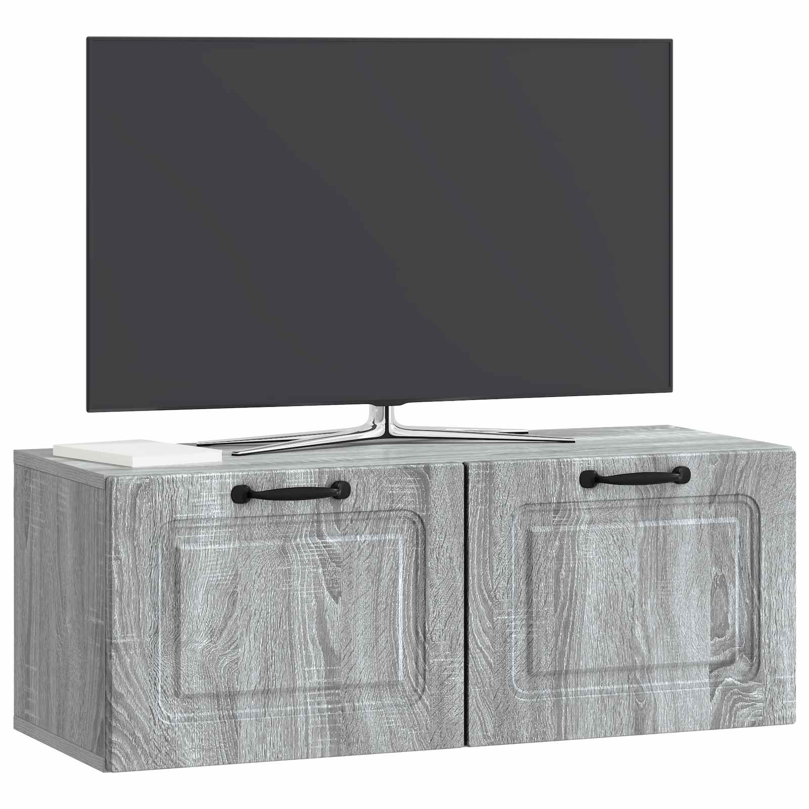 vidaXL Szafka RTV montowana na ścianie Szary Sonoma 78,5 x 31 x 30 cm