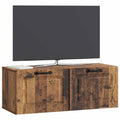 vidaXL Szafka RTV montowana na ścianie Stare drewno 78,5 x 31 x 30 cm