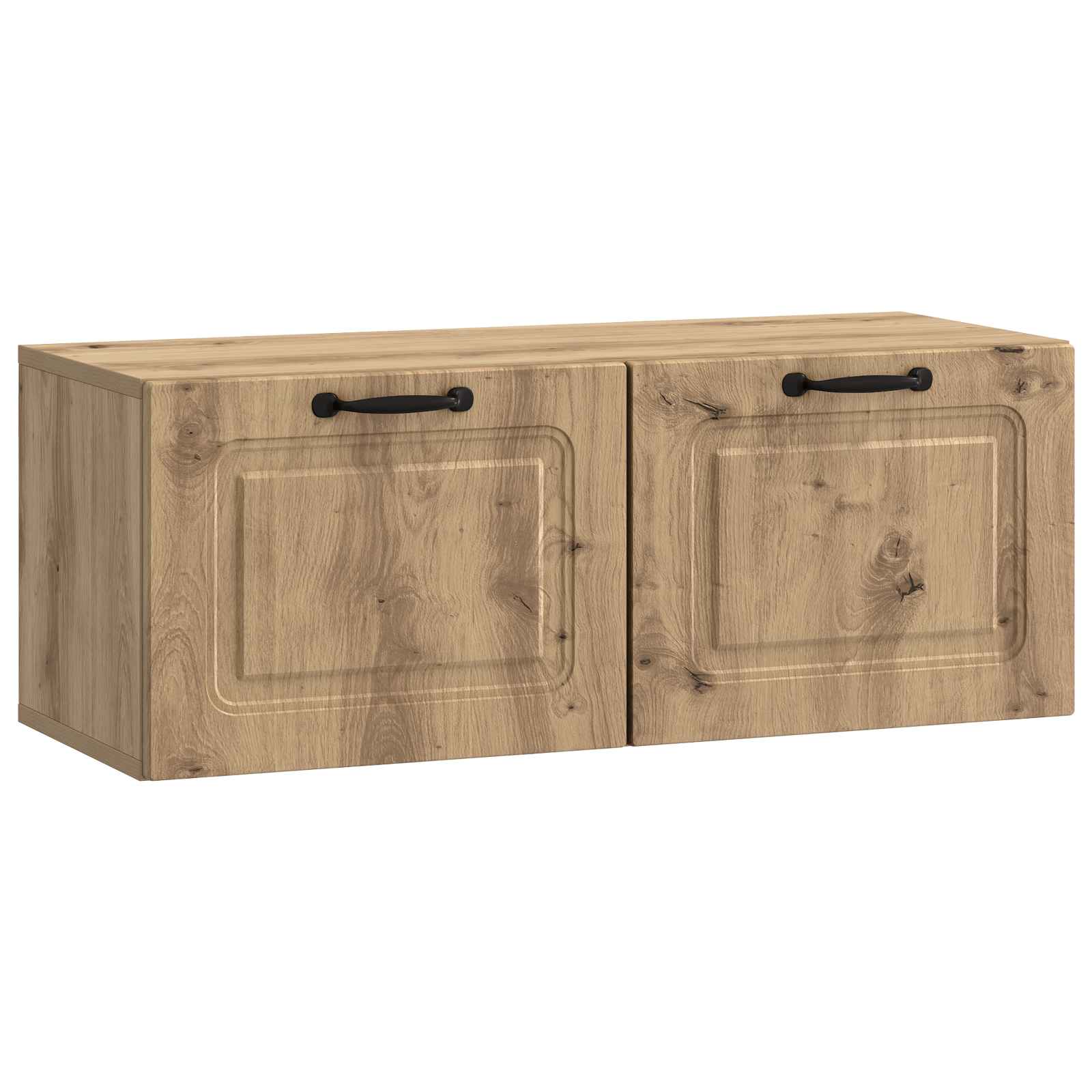 vidaXL Szafka RTV montowana na ścianie Dąb artisan 78,5 x 31 x 30 cm