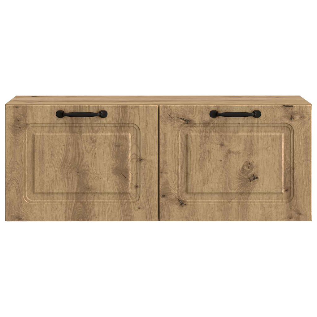 vidaXL Szafka RTV montowana na ścianie Dąb artisan 78,5 x 31 x 30 cm