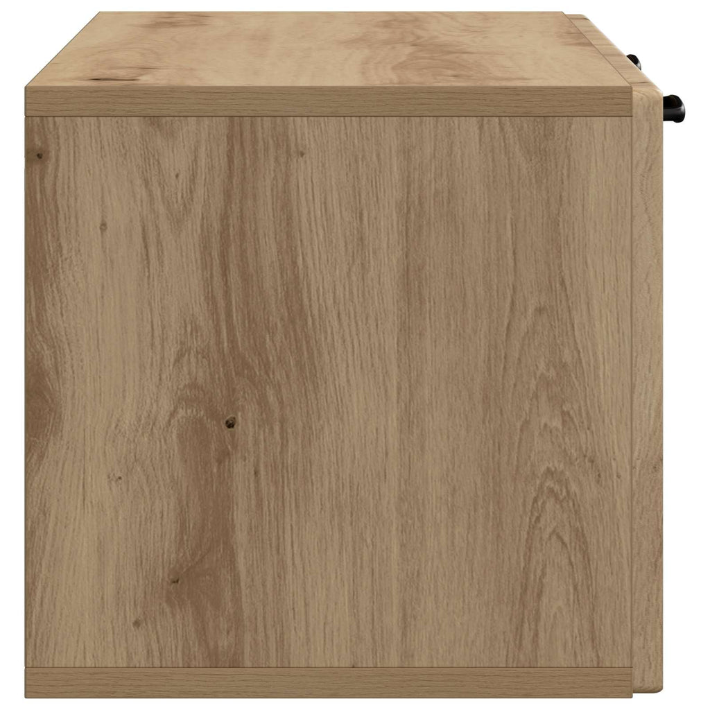 vidaXL Szafka RTV montowana na ścianie Dąb artisan 78,5 x 31 x 30 cm