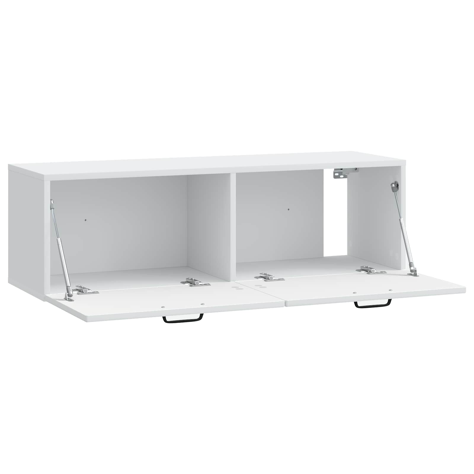 vidaXL Szafka RTV montowana na ścianie Biały 98 x 31 x 30 cm