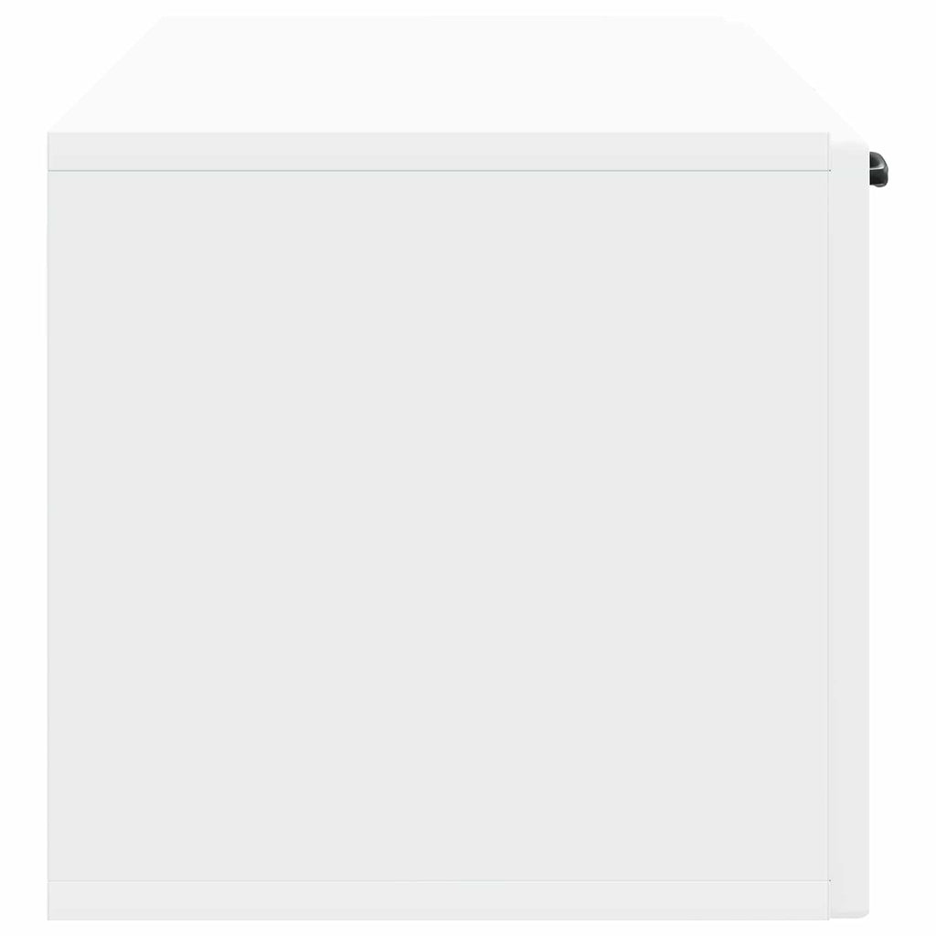 vidaXL Szafka RTV montowana na ścianie Biały 98 x 31 x 30 cm