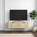 vidaXL Szafka RTV montowana na ścianie dąb Sonoma 98 x 31 x 30 cm