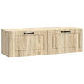 vidaXL Szafka RTV montowana na ścianie dąb Sonoma 98 x 31 x 30 cm