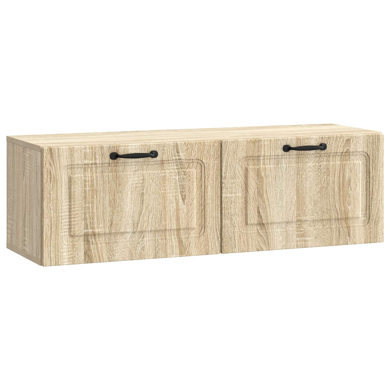 vidaXL Szafka RTV montowana na ścianie dąb Sonoma 98 x 31 x 30 cm