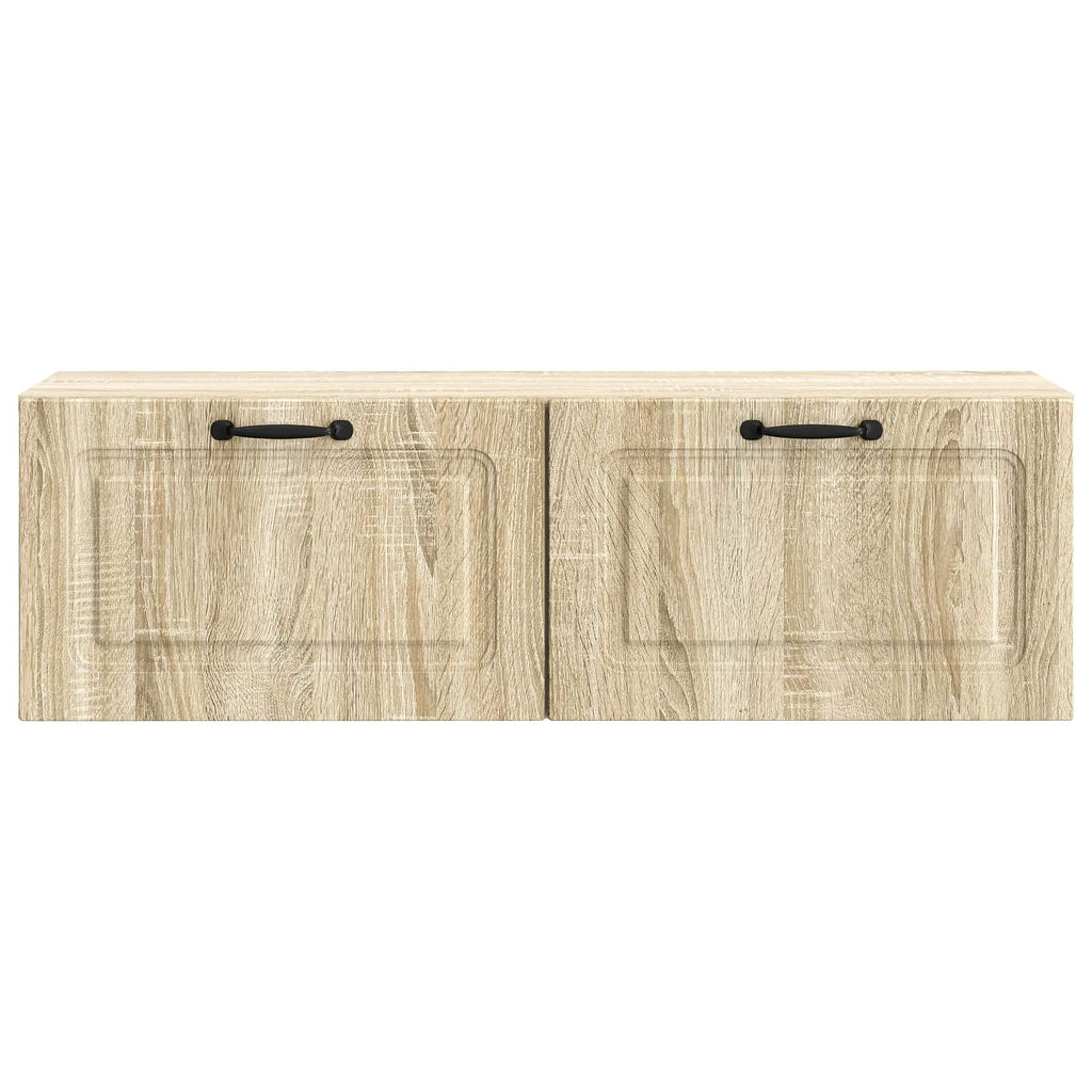 vidaXL Szafka RTV montowana na ścianie dąb Sonoma 98 x 31 x 30 cm
