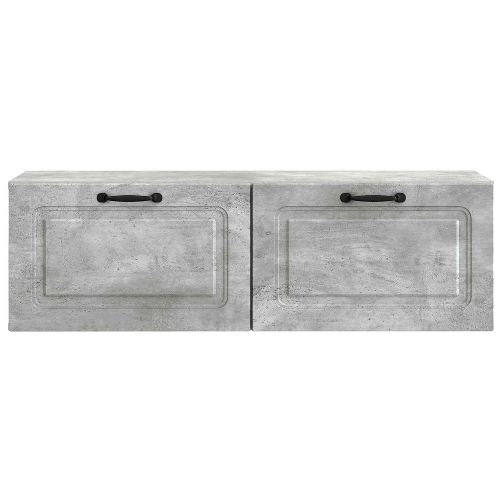 vidaXL Szafka RTV montowana na ścianie Betonowy szary 98 x 31 x 30 cm