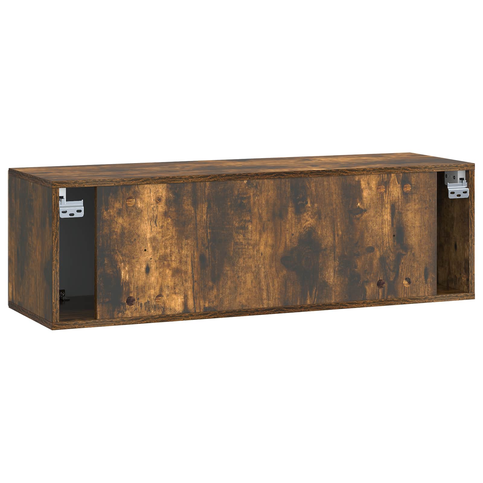 vidaXL Szafka RTV montowana na ścianie Dąb wędzony 98 x 31 x 30 cm